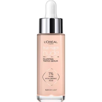 L’Oreal True Match Тониращ серум за лице с хиалуронова киселина, цвят 1-2 Rosy Light 30 мл