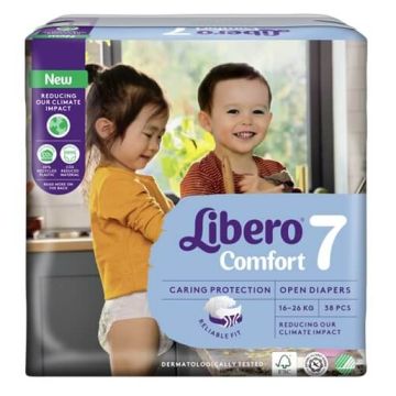 Пелени Libero Comfort Размер 7 Jumbo 16-26 кг х 38 бр