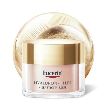 Eucerin Hyaluron-Filler + Elasticity Rose Озаряващ дневен крем SPF30 50 мл