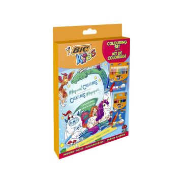 BIC Смесен комплект за оцветяване за деца