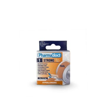 Pharmadoct Strong Хипоалергенен лейкопласт текстил 5 м х 2,5 см 