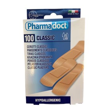 Pharmadoct Classic Водоустойчив пластир х 100 броя