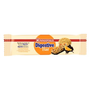 Papadopoulos Digestive Бар с портокал и черен шоколад 28 г