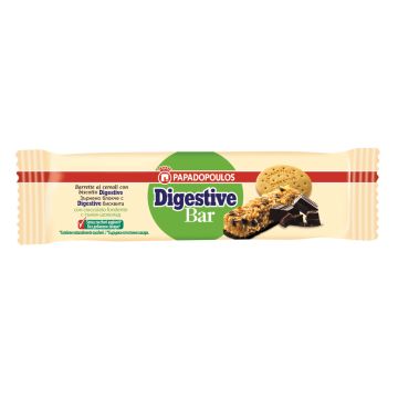 Papadopoulos Digestive Бар с  тъмен шоколад без захар 28 г