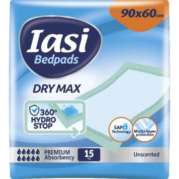 IASI Dry Max Абсорбиращи чаршафи XL 60/90 см 15 бр