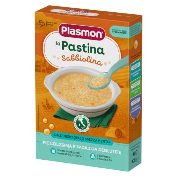 Plasmon Sabbiolina Бебешка паста Перли 6М+ 300 гр