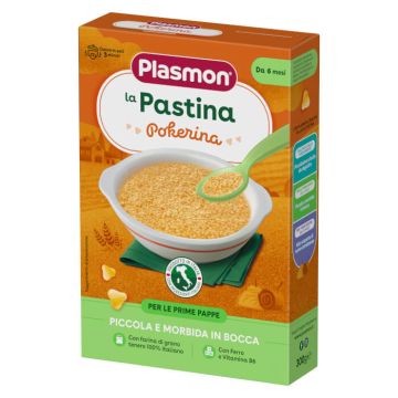 Plasmon Pokerina Бебешка паста Покери 6М+ 300 гр 