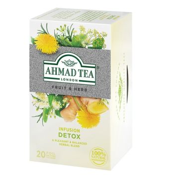 Ahmad Tea Cleansing Detox Билков чай Детокс x 20 филтърни пакетчета 