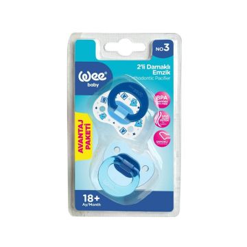 Wee Baby Ортодонтични залъгалки 18М+ х 2 броя