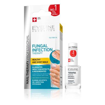 Eveline Nail Therapy Заздравител за нокти против гъбична инфекция 12 мл