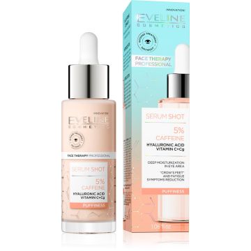 Eveline Serum Shot Овлажняващ околоочен серум с 5% кофеин 30 мл