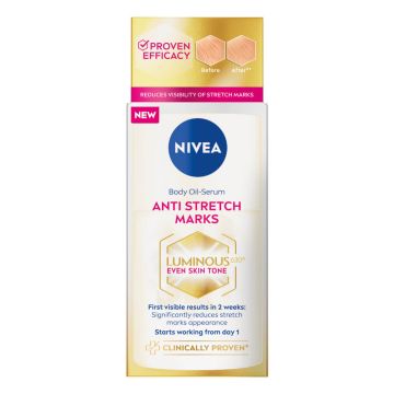 Nivea Luminous630 Anti-Stretch Marks Олио-серум против стрии 100 мл
