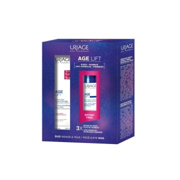 Uriage Age Lift Уплътняващ коригиращ дневен крем с лифтинг ефект 40 мл + Uriage Age Lift Коригиращ околоочен крем с лифтинг ефект 15 мл Комплект