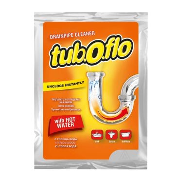 Tuboflo Hot Water Препарат за отпушване на канали с гореща вода 60 г