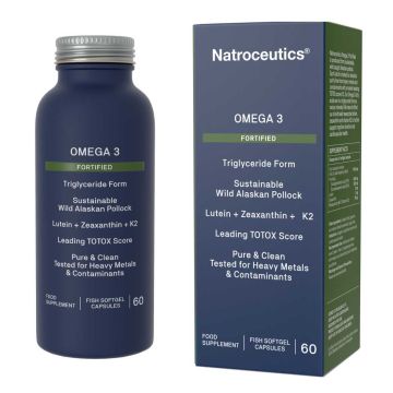 Омега 3 Форте + Астаксантин + Лутеин + К2 х 60 капсули Natroceutics