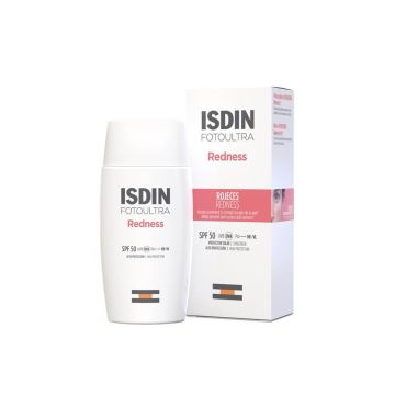 ISDIN Fotoultra Redness Слънцезащитен флуид за кожа склонна към зачервяване SPF50 50 мл