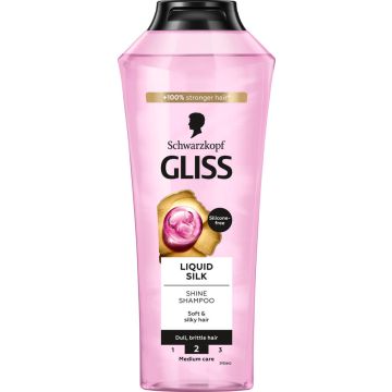 Gliss Liquid Silk Шампоан течна коприна за крехка коса без блясък 400 мл