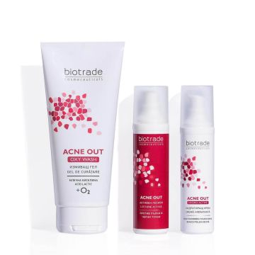Biotrade Acne Out Рутина срещу гнойни пъпки Комплект