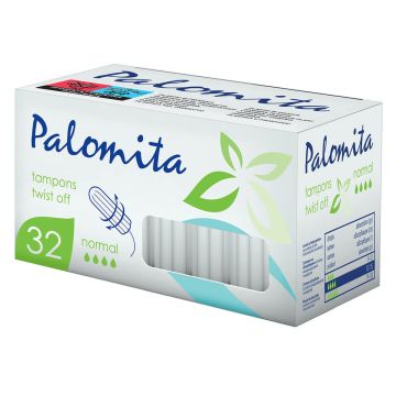 Palomita Normal Twist Off Дамски тампони Размер Нормал 32 бр