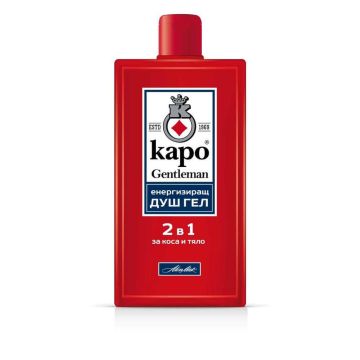 Каро Gentleman Ергенезиращ душ гел 2в1 за коса и тяло 400 мл