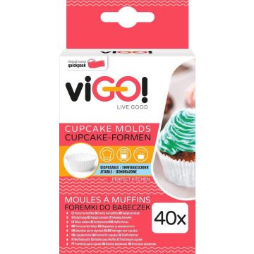 viGО! Хартиени форми за кексчета Standart 40 бр