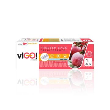 viGО! Пликове за замразяване Premium 1L х 40 броя