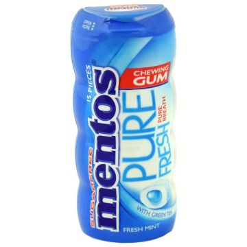Mentos Pure Fresh Дъвки без захар мента 30 гр
