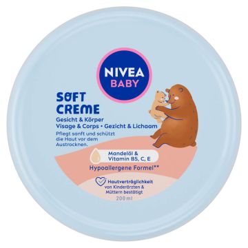 Nivea Baby Нежен бебешки крем 200 мл 
