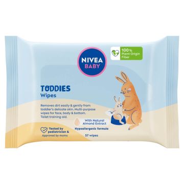 Nivea Baby Toddies Мокри кърпи х 57 броя