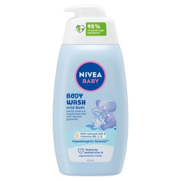 Nivea Baby Нежен душ гел за тяло 450 мл