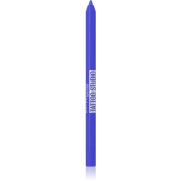 Maybelline Tattoo Liner Дълготраен и водоустойчив молив за очи, нюанс 819 Galactic Cobalt 
