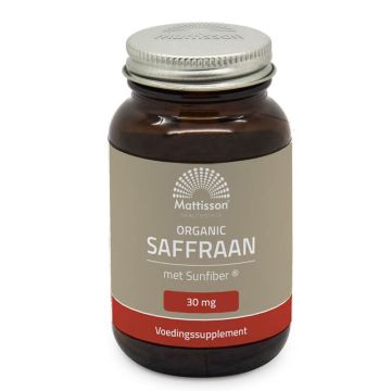Mattisson Шафран Sunfiber® Органик 30 mg 60 капсули