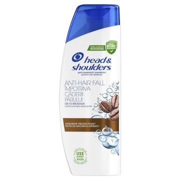 Head & Shoulders Caffeine Шампоан с кофеин против пърхот и косопад 330 мл