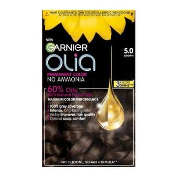 Garnier Olia Трайна безамонячна боя за коса 5.0 Brown