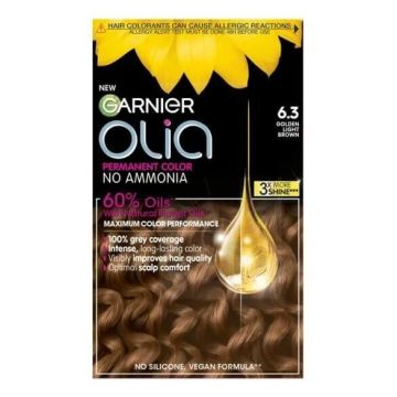 Garnier Olia Трайна безамонячна боя за коса 6.3 Golden Light Brown