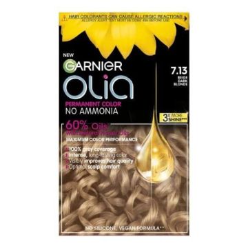 Garnier Olia Трайна безамонячна боя за коса 7.13 Beige Dark Blond