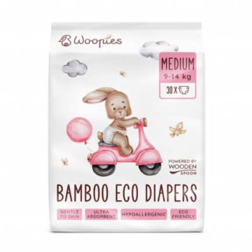 Wooden Spoon Еко пелени Medium 9-14 кг 30 бр