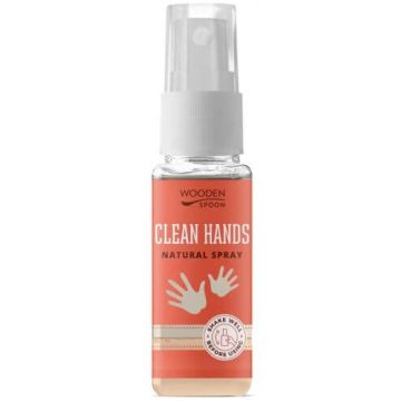 Wooden Spoon Clean Hands Натурален почистващ спрей за ръце 50 мл