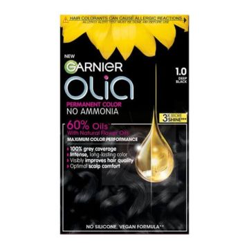 Garnier Olia Трайна безамонячна боя за коса 1.0 Deep Black