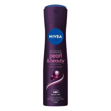 Nivea Pearl & Beauty Black Дезодорант спрей против изпотяване за жени 150 мл