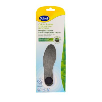 Scholl Odour Buster Ежедневни стелки против изпотяване и миризма 1 чифт