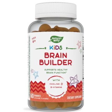 Nature's Way Kids Brain Builder Кидс Брейн Билдър (с холин и витамини В) х 60 желирани таблетки