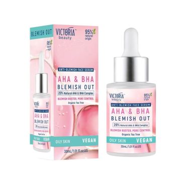 Victoria Beauty Blemish Out AHA & BHA Ексфолиращ серум за лице 30 мл