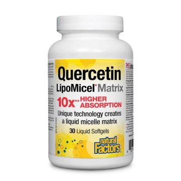 Natural Factors LipoMicel Matrix Кверцетин 250 мг х 30 софтгел капсули