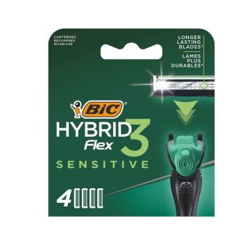 BIC Hybrid Flex 3 Sensitive Резервни ножчета 4 бр