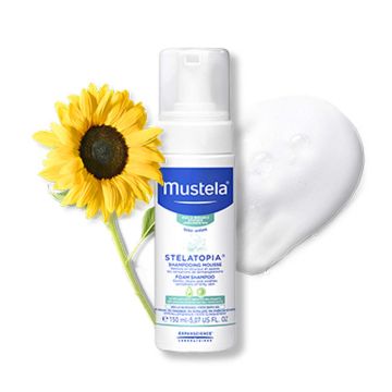 Mustela Stelatopia Шампоан-пяна за атопична кожа 150 мл