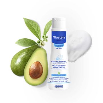 Mustela Пяна за вана за бебета и деца 200 мл