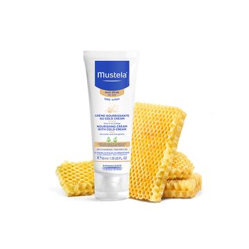 Mustela Крем за лице с колд крем за суха кожа при бебета и деца 40 мл