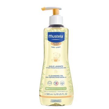 Mustela Душ-олио за суха кожа при бебета и деца 500 мл