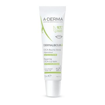 A-Derma Dermalibour+ Възстановяващ стик за устни 15 мл
